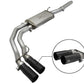 aFe Rebel Exhausts Cat-Back SS Ford F-150 04-08 V8 4.6/5.4L w/ Black Tips - 49-43079-B