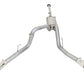 aFe MACHForce XP Exhaust 3in SS Dual Side Exit CB w/ Polish Tips 15 Ford F150 Ecoboost V6-2.7L/3.5L - 49-43070-P