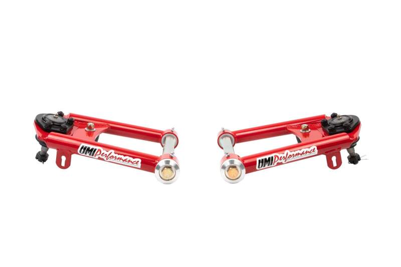 UMI Performance 73-87 GM C10 Street Performance A-Arm Kit - Red - 643233-R