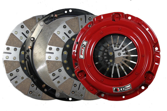 McLeod RXT HD Twin Clutch LSA 9-11/16 x 1-1/8 x 26 Spline Sprung Hub 8 Bolt Modular Assy w/Alum Fly - 6306807HD