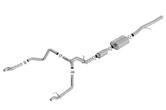 Borla 19 Chevrolet Silverado/GMC Sierra 1500 6.2L SS (S-Type) Catback Exhaust w/ Factory Tips - 140773