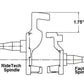 Ridetech 67-69 GM F-Body 68-74 X-Body 64-72 A-Body Tall Spindles Pair - 11009300
