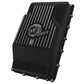 aFe 17-24 Ford F-150 10R60/10R80 Pro Series Rear Transmission Pan Black w/ Machined Fins - 46-71330B