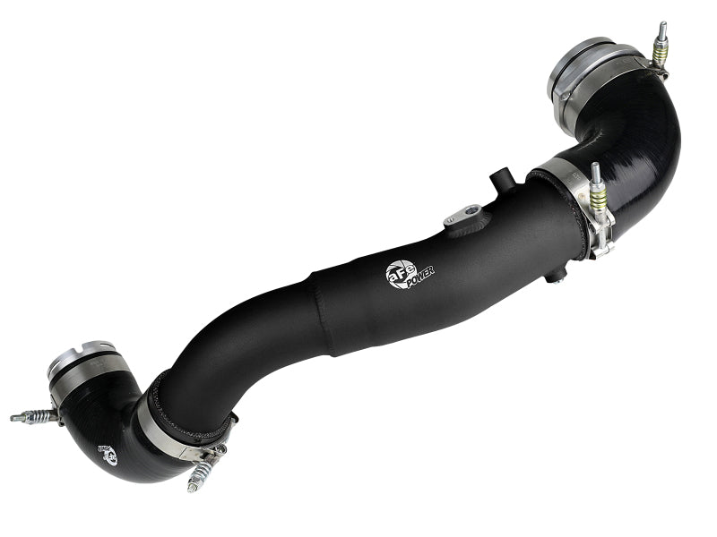 aFe 2020 Toyota Supra 3.0L 3in Black Intercooler Tube - Hot - 46-20398-B