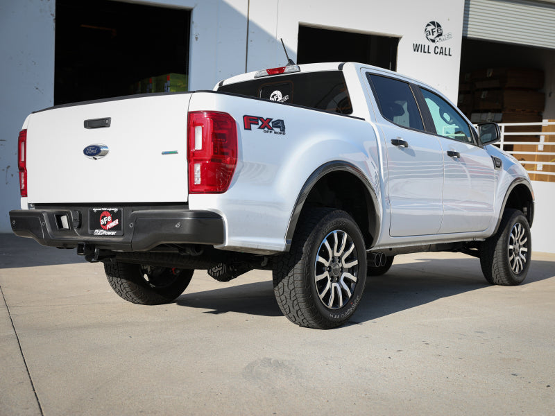 aFe Rebel Series 3in 304 SS Cat-Back Exhaust Side Exit w/ Black Tips 19-20 Ford Ranger L4-2.3L (t) - 49-33119-B