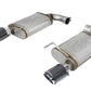 aFe MACH Force Xp SS Axle Back Exhaust System w/ Carbon Fiber Tips 15-17 Ford Mustang GT V8-5.0L - 49-43105-C