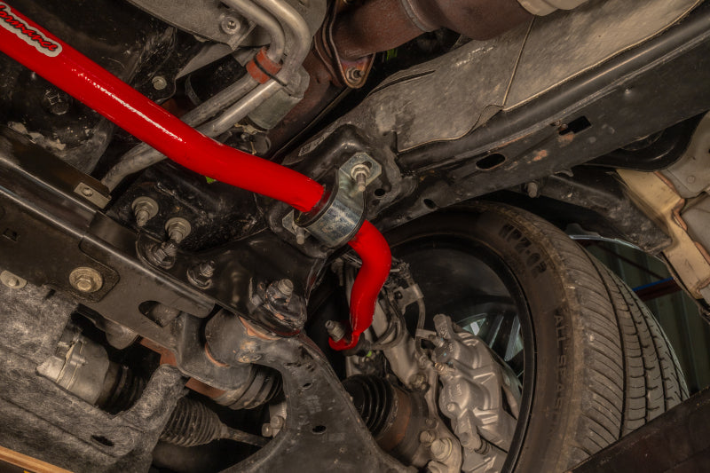 UMI Performance 21-24 Ford F-150 1 3/8in Solid Front Sway Bar - Red - 6581-R