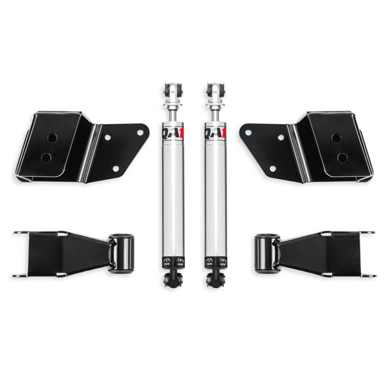 QA1 99-06 Chevrolet Silverado 1500 2WD Short Bed Double Adjustable 2-4in Rear Drop Kit - RDK52619