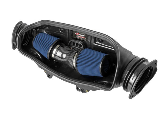 aFe 2020 Chevrolet Corvette C8 Track Series Carbon Fiber Cold Air Intake System With Pro 5R Filters - 57-10013R