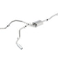 Borla 14 Silv/Sierra C/B Exhaust S-Type 1500 5.3L V8 AT/MT 2&4WD Ext Cab Split Side Exit - 140545