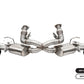 Corsa 2020-25 Corvette C8 3in Valved Cat-Back 4.5in Blk Quad Tips - Fits Factory Perf Exhaust w/ AFM - 21100BLK