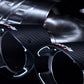 Borla 2020 Chevrolet Corvette C8 6.2L ATAK 3in Exhaust System Dual Round Angle Cut Carbon Fiber Tips - 140839CF