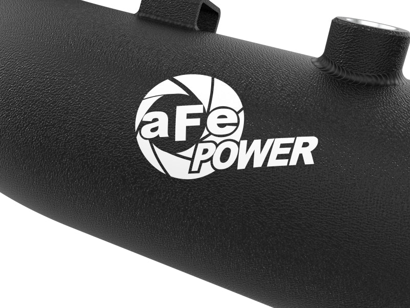 aFe 23-24 Ford F250/F350 Super Duty V8-6.7L BladeRunner 3 In. Aluminum Hot Charge Pipe- BLK - 46-20688-B