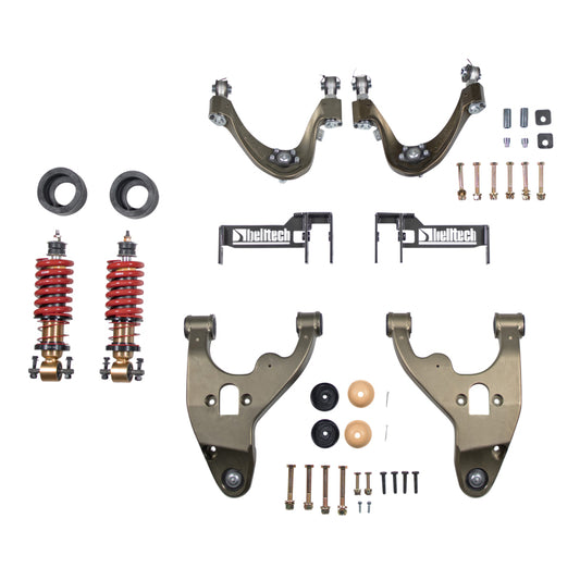 Belltech 88-98 Chevrolet C1500 Front Coilover Conversion Kit (Excl. Spindle & Swaybar) - 350F02