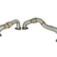 aFe Twisted Steel Header Up-Pipe 08-10 Ford Diesel Trucks V8-6.4L (td) - 48-33016