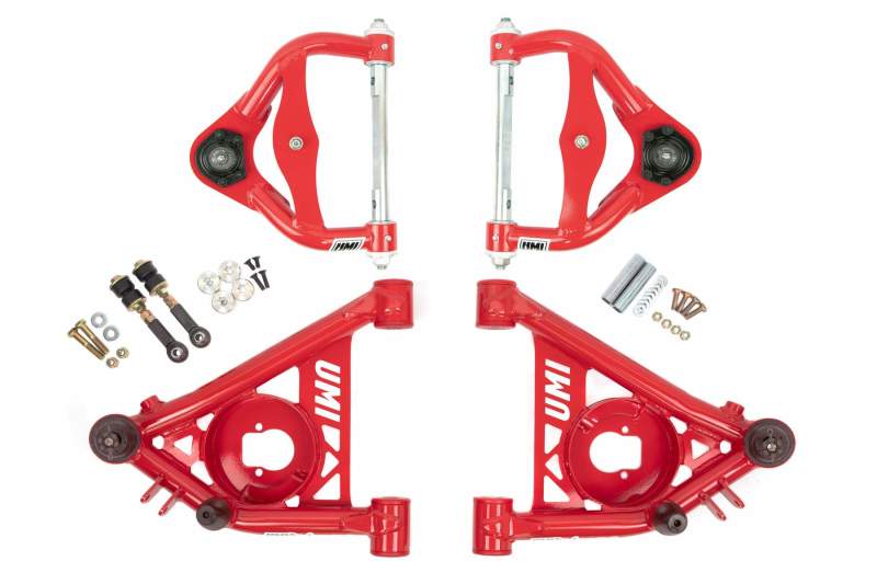 UMI Performance 78-88 G-Body S10 Tubular Front Upper & Lower A-Arms Poly - 303133-1-R