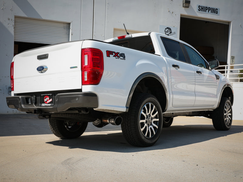 aFe Apollo GT Series 3in 409 SS Cat-Back Exhaust 19-20 Ford Ranger 2.3L w/ Black Tips - 49-43118-B