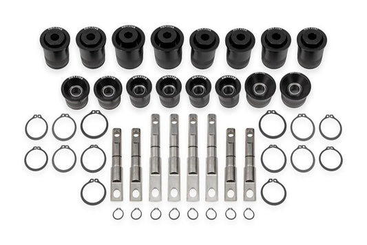 BMR 14-19 Chevrolet Corvette C7 Front & Rear Control Arm Bearing Kit - Black Anodized - CBK575