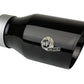 aFe Large Bore-HD 3in 409SS DPF-Back 20-21 GM Trucks L6-3.0L (td) LM2 - Black Tip - 49-44128-B