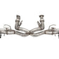 Corsa 2020-2025 Corvette C8 3in Valved Cat-Back 4.5in Pol Quad Tips - Fits Factory NPP Exhaust - 21105