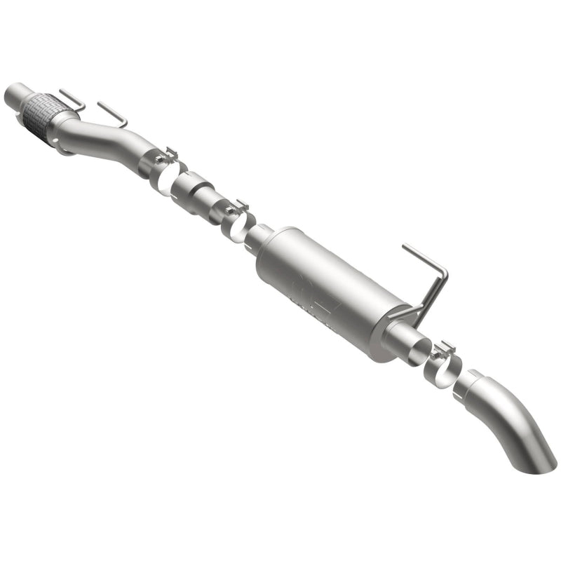 MagnaFlow Cat-Back, SS, 2.5/3in, Turn Down In Front Rear Tire 2015 Ford F150 2.7L V6T Ext Cab - 19056