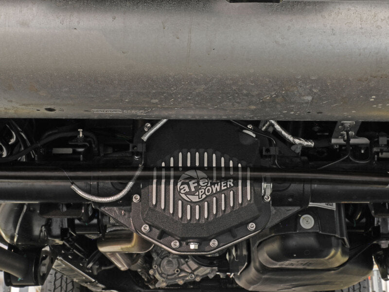 aFe POWER 2021 Ford Bronco w/ Dana M220 Differential Cover Black Street Series w/ Machined Fins - 46-71290B
