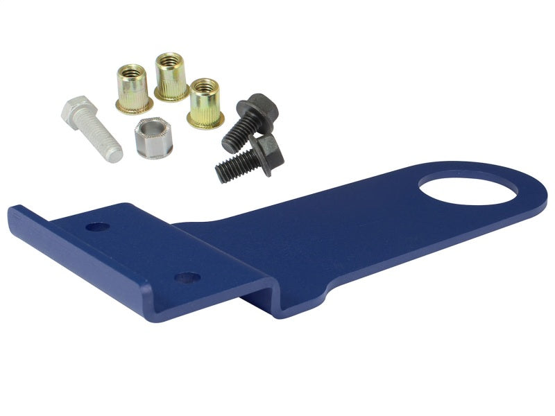 aFe Control Front Tow Hook Blue 05-13 Chevrolet Corvette (C6) - 450-401005-L