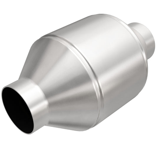 MagnaFlow Univ Cat Conv 2.5in Inlet/Outlet Center/Center Round 3in Body L x 5in W x 8.75in Overall L - 51656