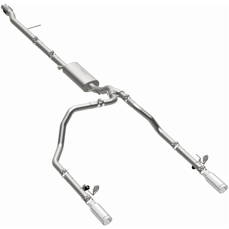 MagnaFlow 2019 Chevy Silverado 1500 V8 5.3L/V6 4.3 Street Series Dual Exit Exhaust w/ Polished Tips - 19471