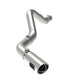aFe Large Bore-HD 5 IN 409 SS DPF-Back Exhaust System w/Polished Tip 20-23 GM Truck V8-6.6L - 49-44125-P