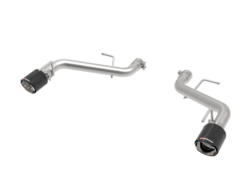 aFe POWER MACH Force-Xp 2.5in Axle-Back Exhaust System 16-20 Chevy Camaro SS V8 6.2L - Carbon Fiber - 49-44118-C