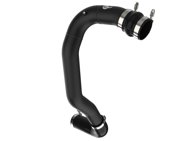 aFe 08-10 Ford Trucks V8-6.4L (td) BladeRunner 3 IN Aluminum Hot Charge Pipe - Black - 46-20079-B