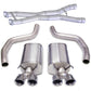 Corsa 2012-2013 Chevrolet Corvette C6 ZR1 Sport Cat-Back Dual Rear Exit w/ Twin 4.0in Pol Tips - 14164CB3