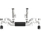 aFe MACH Force-Xp 3in to 2-1/2in 304SS Cat-Back 2020 Chevy Corvette (C8) 6.2L - Black Tip - 49-34124-B