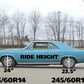 Ridetech 64-67 GM A-Body Small Block StreetGRIP Lowering Front Coil Springs Dual Rate Pair - 11232350