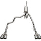 Corsa 19-23 Chevrolet Silverado 1500 Cat-Back Dual Rear Exit with Twin 4in Polished Pro-Series Tips - 21202