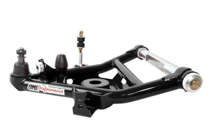 UMI Performance 73-87 GM C10 Street Performance Lower Control Arms - Black - 6432-B