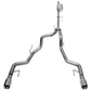 Corsa 2021-2025 Ford F-150 SuperCrew/5.5ft Bed 3.5L V6 Sport Cat-Back Dual Rear Exit-Polished - 21185