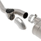 aFe Gemini XV 3in 304 SS Cat-Back Exhaust w/ Cutout 19-21 GM Silverado/Sierra 1500 V8- w/ Black Tips - 49-34139-B