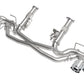 aFe MACH Force-Xp 3in to 2-1/2in 304SS Cat-Back (No Muff.) 2020 Chevy Corvette 6.2L- Polished Tip - 49-34127NM-P