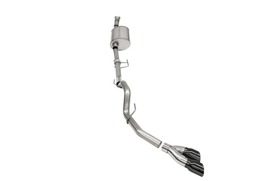 Corsa 2021-2025 Ford F-150 SuperCab/6.5in Bed 3.5L V6 Sport Cat-Back Single Side Exit- - 21166BLK
