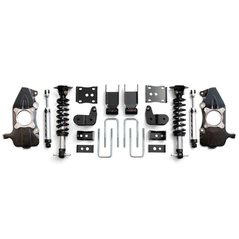 QA1 21-25 Ford F150 2WD Single Adjustable Lowering Kit w/ Spindles - 3.5-5.5in - LK11-FF03