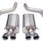 Corsa 2006-2013 Chevrolet Corvette C6 Z06 7.0L V8 Polished Sport Axle-Back Exhaust - 14164