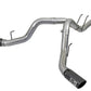 aFe Large Bore-HD 4in 409 Stainless Steel DPF-Back Exhaust w/Black Tip 2017 Ford Diesel V8 6.7L (td) - 49-43092-B