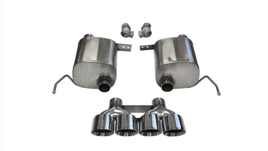 Corsa 2014-2019 Corvette C7 Coupe 6.2L V8 AT/MT 2.75in Valve-Back Dual Rear Exit Polished Xtreme Exh - 14762
