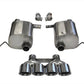 Corsa 2014-2019 Corvette C7 Coupe 6.2L V8 AT/MT 2.75in Valve-Back Dual Rear Exit Polished Sport Exht - 14764