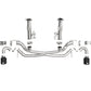 AFe MACH Force-Xp 304 Stainless Steel Cat-Back Exhaust Black 2020 Chevrolet Corvette C8 - 49-34124NM-B