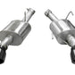 Corsa 2005-2010 Ford Mustang Shelby GT500 5.4L V8 Black Xtreme Axle-Back Exhaust - 14314BLK