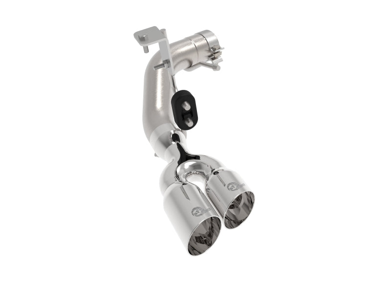 aFe Rebel Series 3in 304 SS Axle-Back Exhaust Side Exit w/ Polished Tips 19 Ford Ranger L4-2.3L (t) - 49-33110-P
