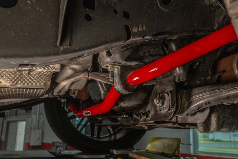 UMI Performance 21-24 Ford F-150 1 3/8in Solid Front Sway Bar - Black - 6581-B